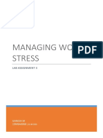 Managing Work Stress: Lab Assignment 3