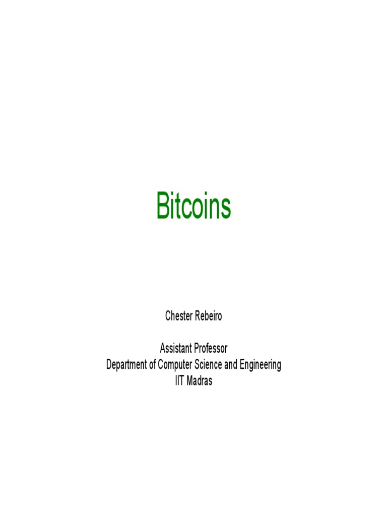 Understanding Bitcoin Basics | PDF | Bitcoin | Public Key Cryptography