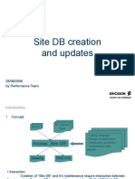 Site DB Creation and Updates: 05/08/2006 by Performance Team