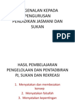 Pengenalan KPD Pengurusan PJ Dan Sukan