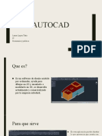 Herramienta de diseño CAD Autocad para crear planos 2D y 3D