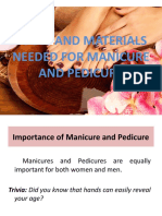 Tools and Materials Needed For Manicure and Pedicure
