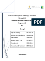 IMC Assignment Group 1
