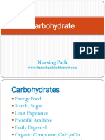 Carbohydrate: Nursing Path