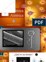 Química atómica: estructura y modelos del átomo