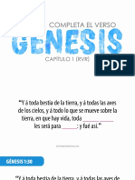 Genesis Capitulo 1 Completa El Verso