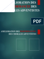 Amelioration Des Performances Des Chorales Adventistes