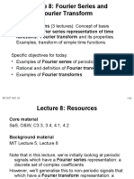 Basis Functions (3 Lectures) : Concept of Basis Functions. Fourier Transform and Its Properties