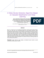 A Video Smoke Detection Algorithm Based On Cascade Classification and Deep Learning