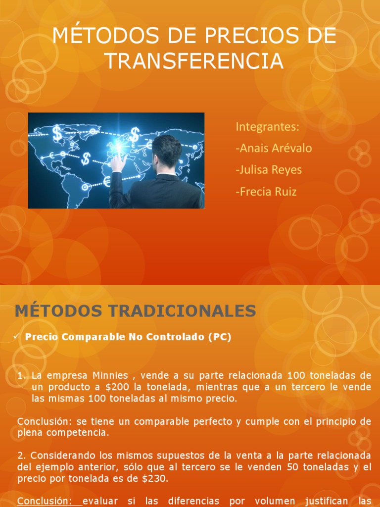Métodos de Precios de Transferencia PDF Precios Economias