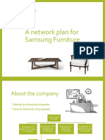 A Network Plan For Samsung Furniture