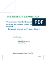 Customers Satisfaction Analysis of Dhaka