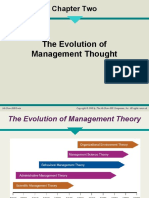 The Evolution Managment Thought