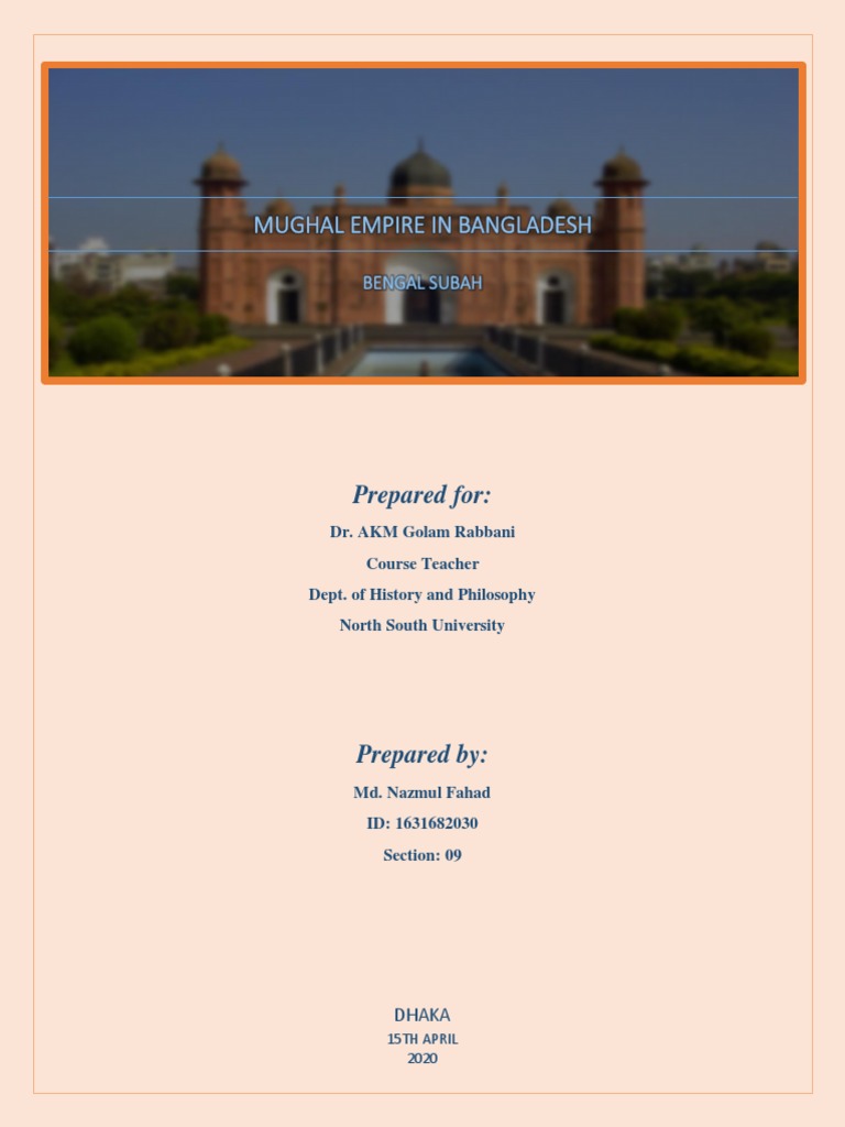 HIS 101 Mughal Empire PDF | PDF | Mughal Empire | Timurid Dynasty