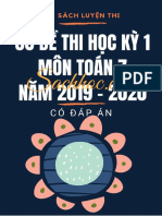 38 đề thi học kỳ 1 toán 7 năm học 2019-2020 có đáp án PDF