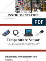 INDUSTRIAL INSTRUMENTATION Temperature Sensor