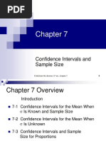 Confidence Intervals and Sample Size: © Mcgraw-Hill, Bluman, 5 Ed., Chapter 7