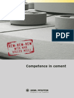 Brochure Cementindustrie Pfeiffer