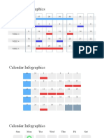Calendar Infographics by Slidesgo