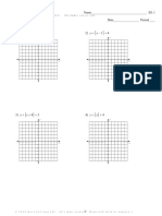 Assignment: Graph Each Equation