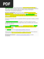Economic Development Is The Process by Which Emerging Economies Become