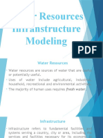 Water Resources Infranstructure Modeling