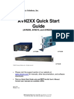 AVN2XX Quick Start Guide: Visionary Solutions, Inc