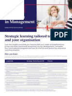 Certificate in Management: Strategic Learning Tailored To You and Your Organisation