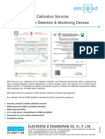 Calibration Services For Radiation Detection & Monitoring Devices