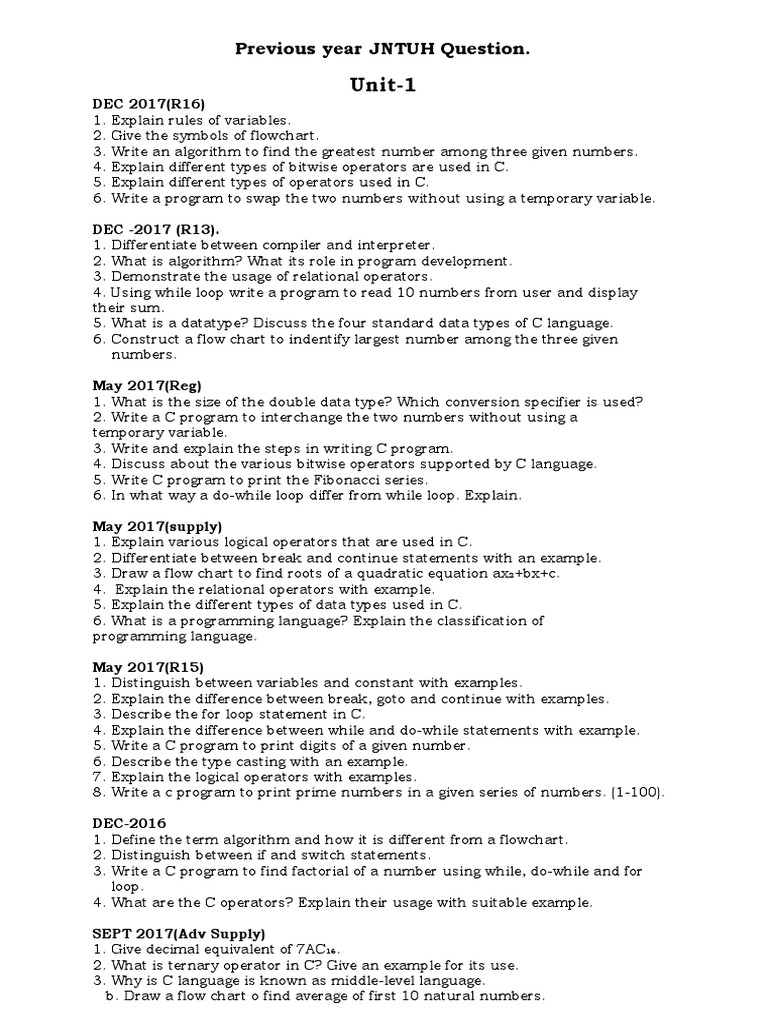 Pps Questions Pdf Algorithms Software Development
