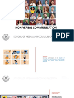 Non Verbal Communication: School of Media and Communication