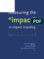 Measuring Impact