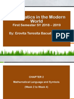 Chapter 2 WEEK 3 Mathematical Language and Symbols PDF