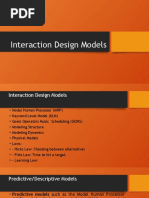 12-Interaction Design Models - Model Human Processor - Principles-31-Jul-2020Material - I - 31-Jul-2020 - Interaction - Design - Models