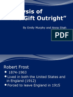 Analysis of The Gift Outright