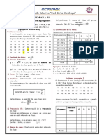 Semana 21 Datos Agrupados 3°