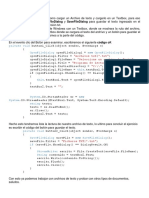 PROGRAMACION VISUAL - Leer Archivo TXT Usando Textbox Con C#