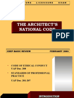 The Architect'S National Code: Cdep Basic Review February 2005