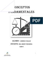 Teoria de Errores - Concepto Fundamentales de Medicion