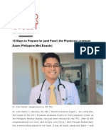 10 Ways To Prepare For (And Pass!) The Physician Licensure Exam (Philippine Med Boards)