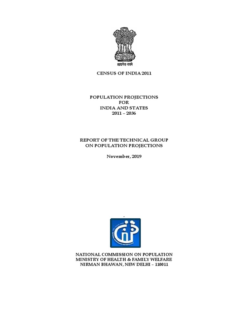 Report Population Projection 2019 PDF | PDF | Environmental Social Science