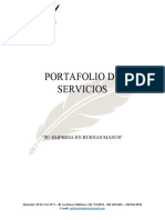 Portafolio de Servicios