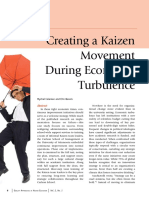 Creating A Kaizen Movement During Economic Turbulence