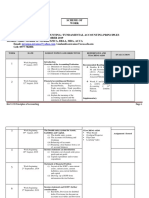 Scheme of Work for Principles of Accounting