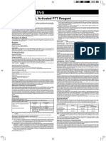 Dade Actin FSL Activated PTT Reagent: Intended Use