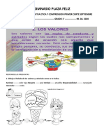 Evaluacion de Etica y Comprensión P3 G1° Primer Corte 09 - 2020 PDF