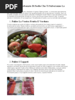 25 Usi Del Bicarbonato Di Sodio