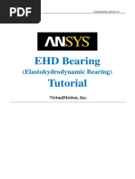 ANSYS Motion 2019 R3 EHD Bearing Tutorial