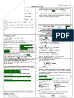 2020 Test Final Clasa XI