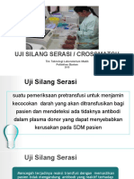 Uji Silang Serasi Crossmatch PDF